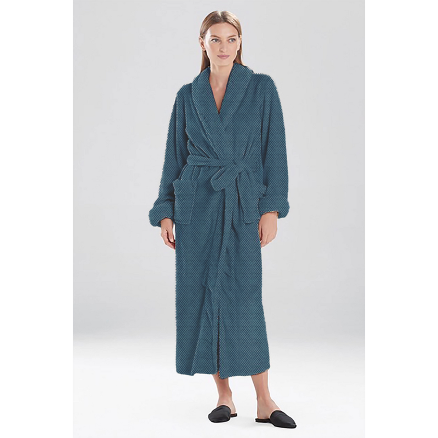 Textured Jacquard Velvet Robe, 54"