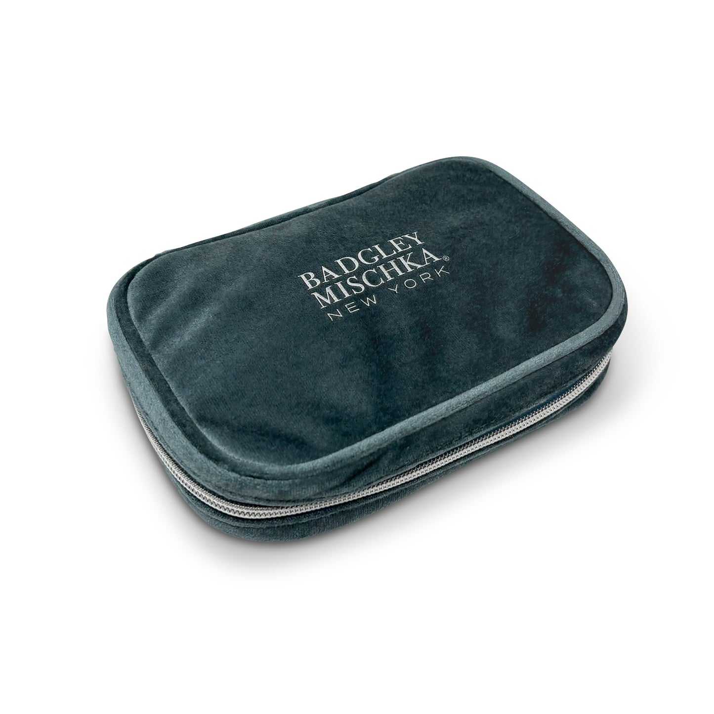 Lina Velvet Jewelry Case with Zipper Closure