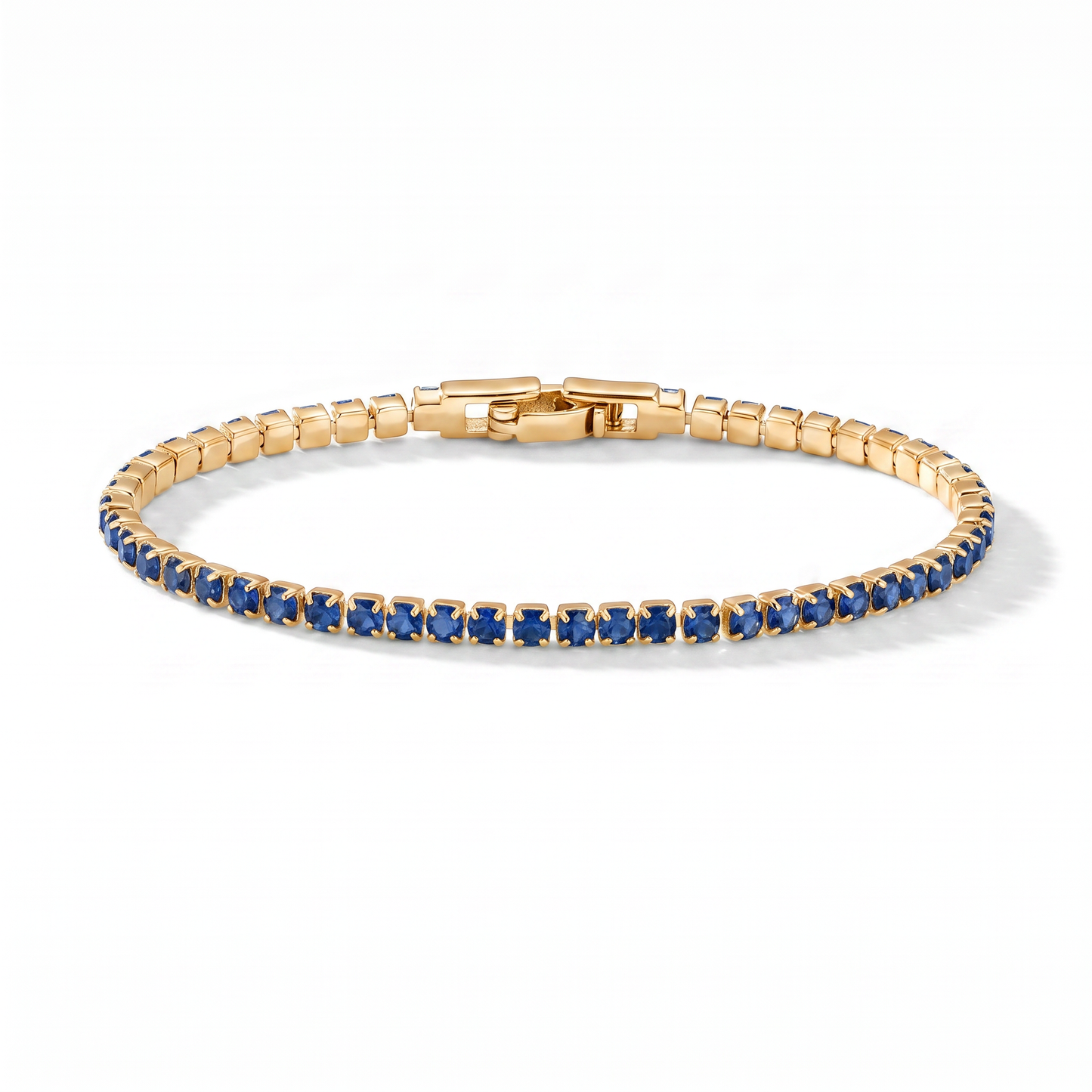 Luxe Tennis Bracelet - Sapphire Blue
