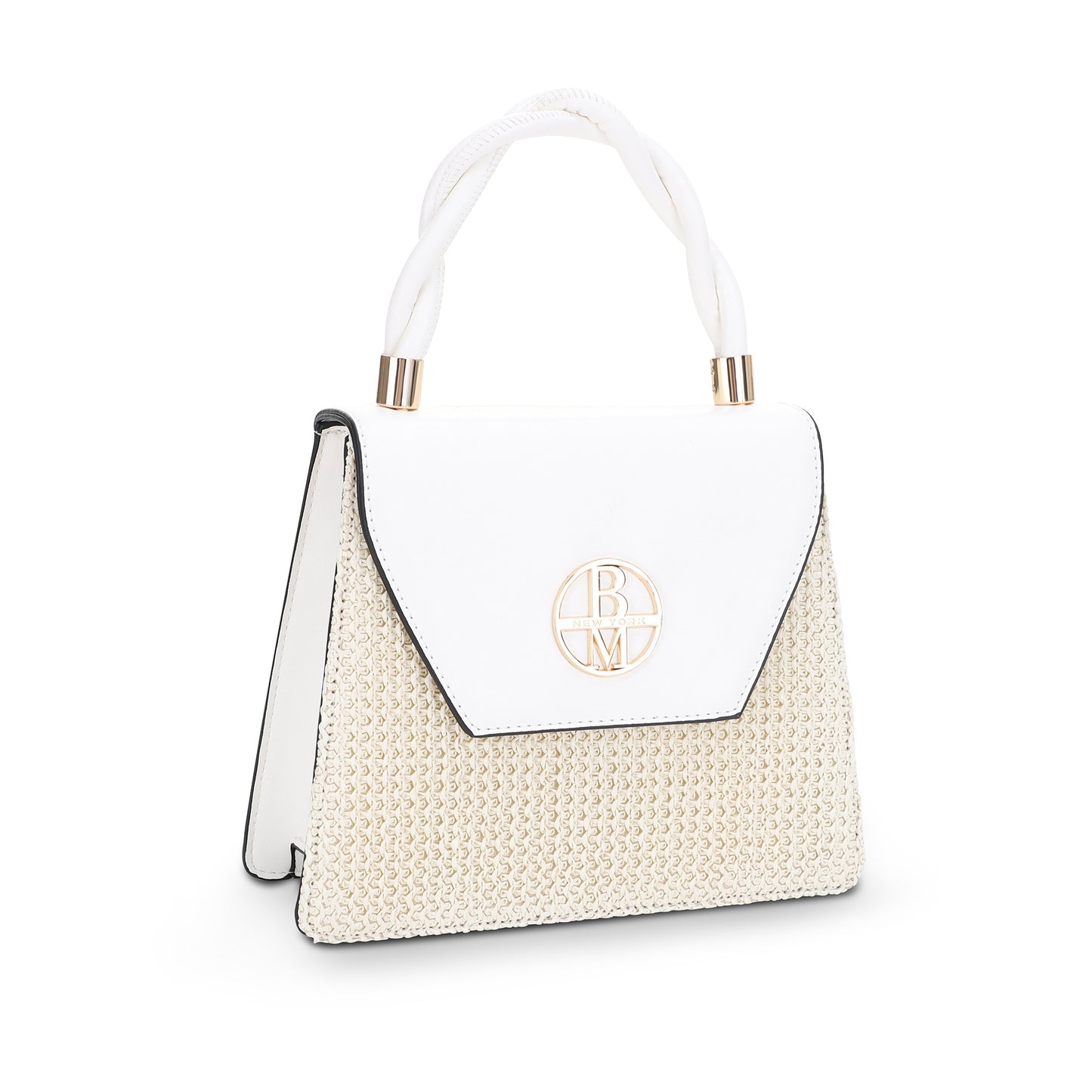 St. Bart's Straw Satchel