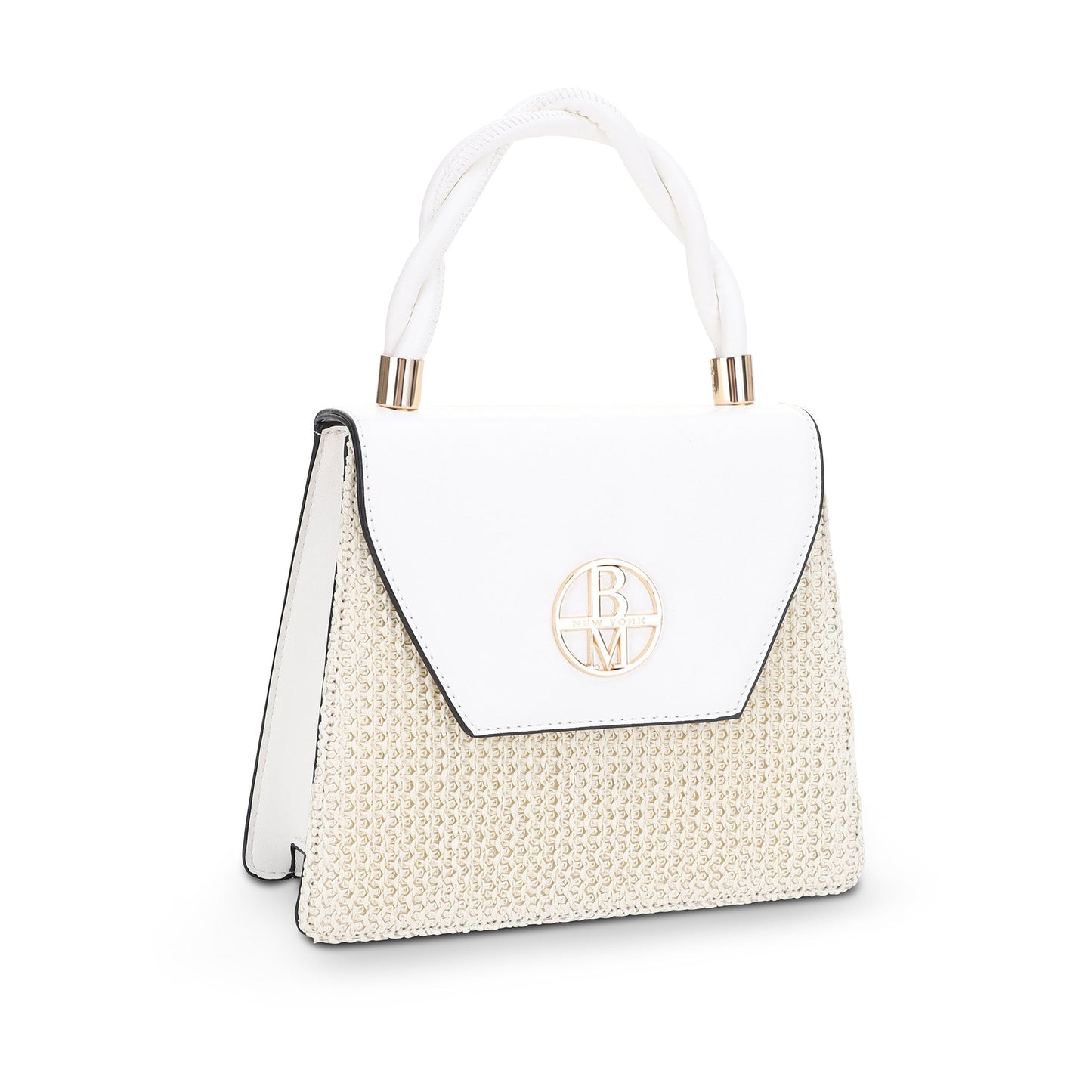 St. Bart's Straw Satchel