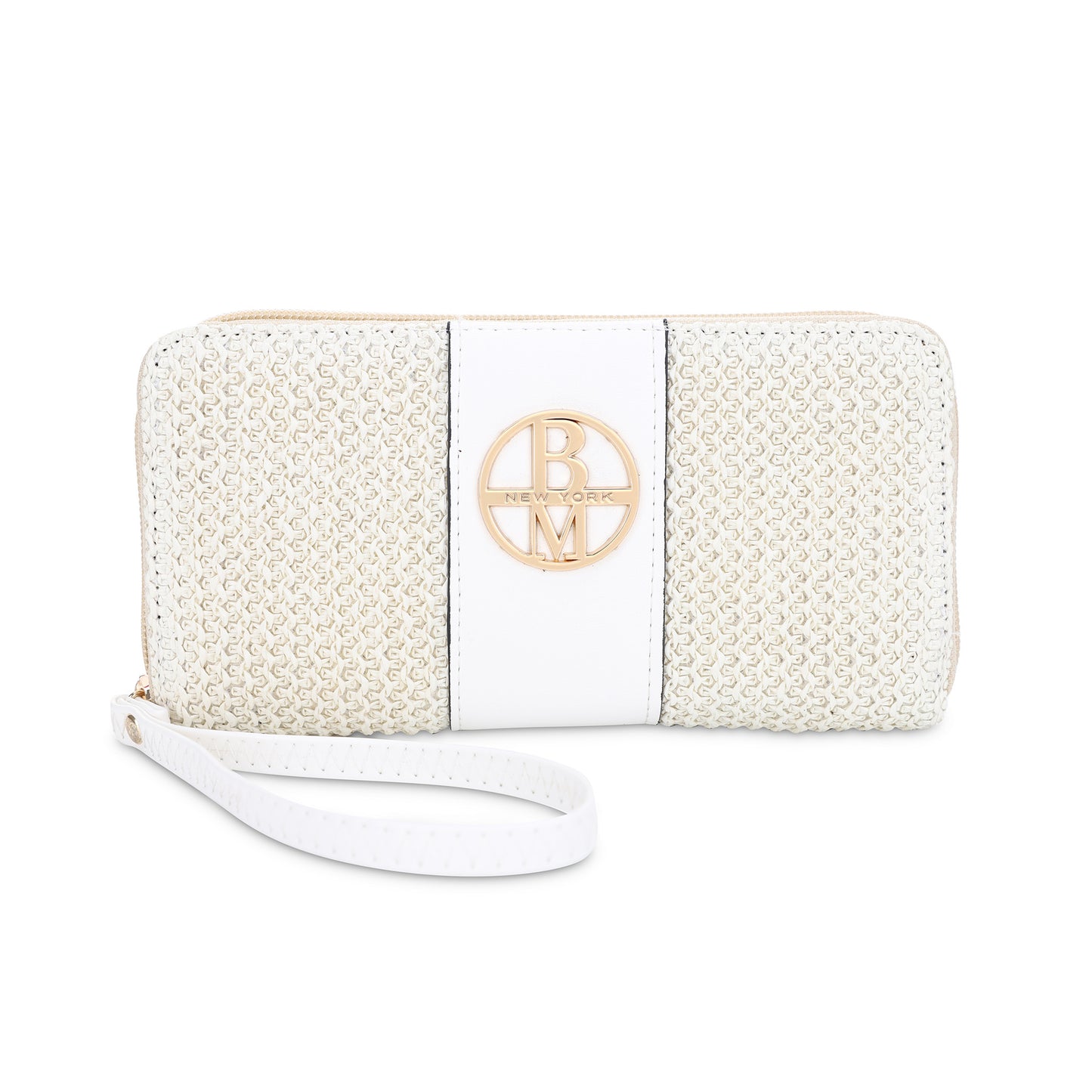 St. Barts Straw Wristlet Wallet