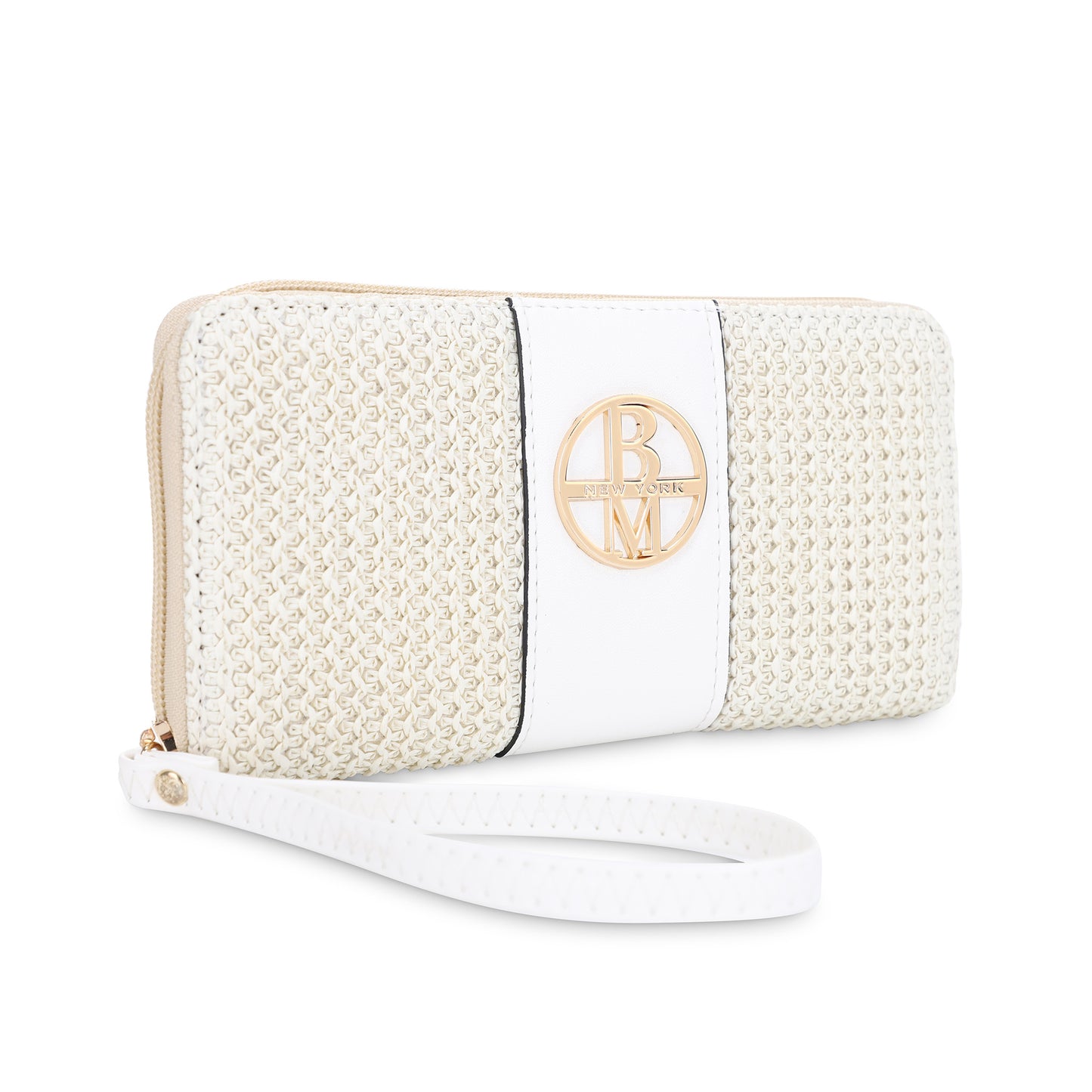 St. Barts Straw Wristlet Wallet