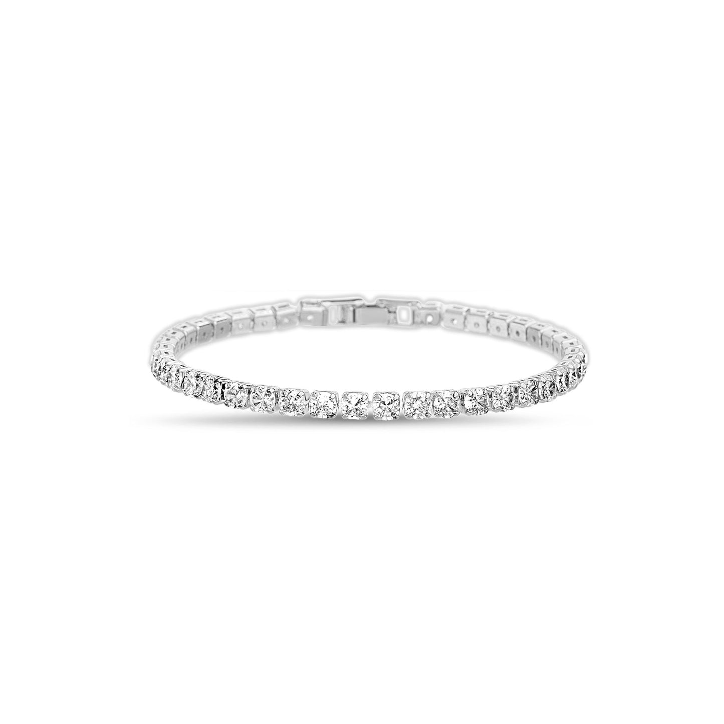Cubic Zirconia Tennis 7.5" Bracelet