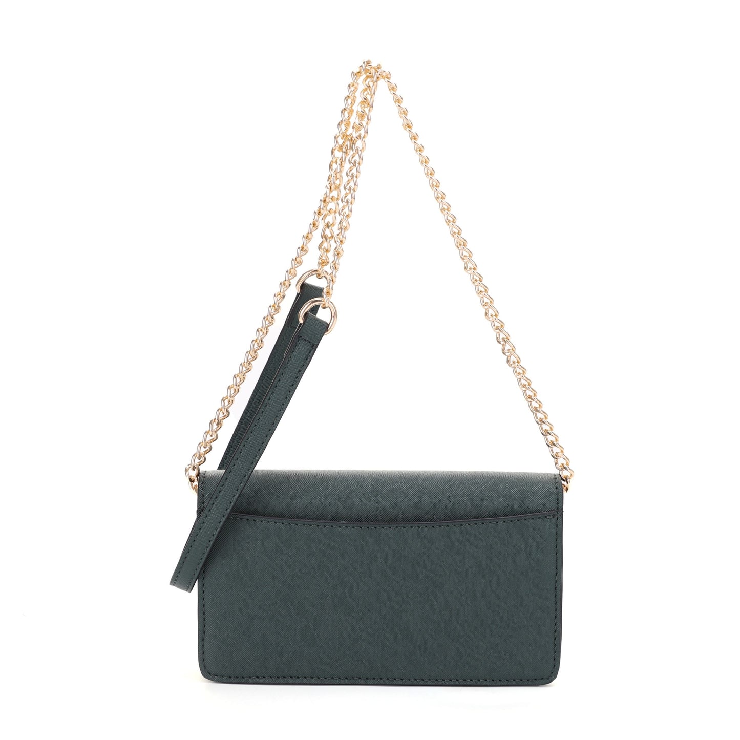 The Louise Saffiano Clutch/Chain Shoulder Bag