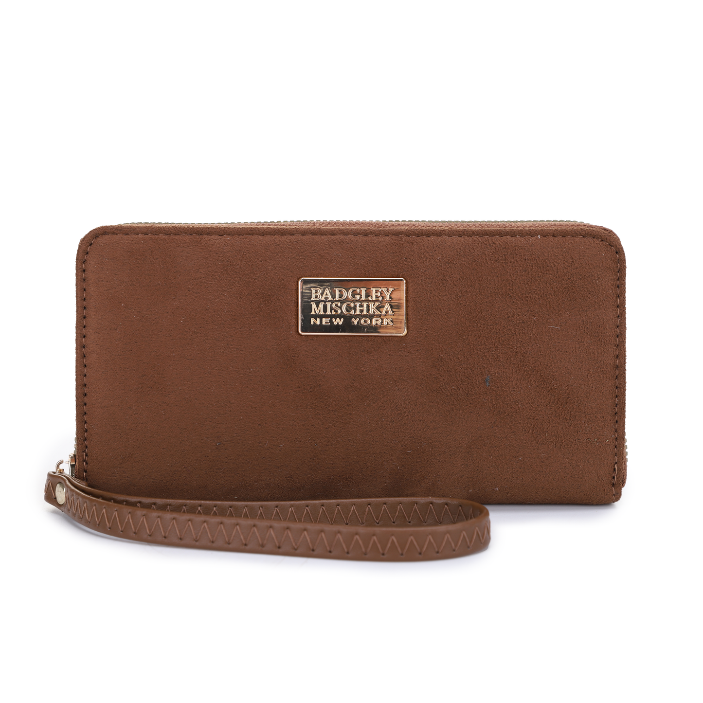 Jackie Suede Wristlet Wallet