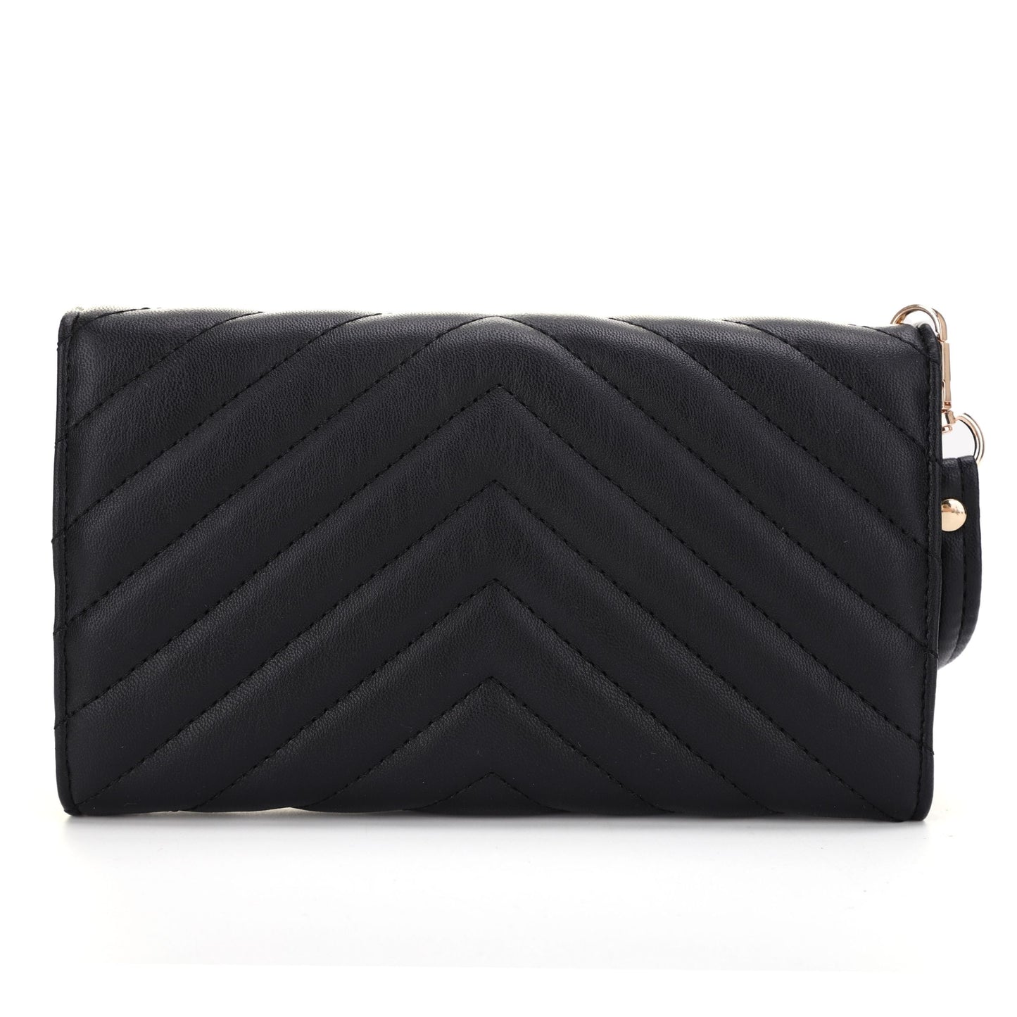 The Valerie Quilted Wristlet Fold-Over Wallet
