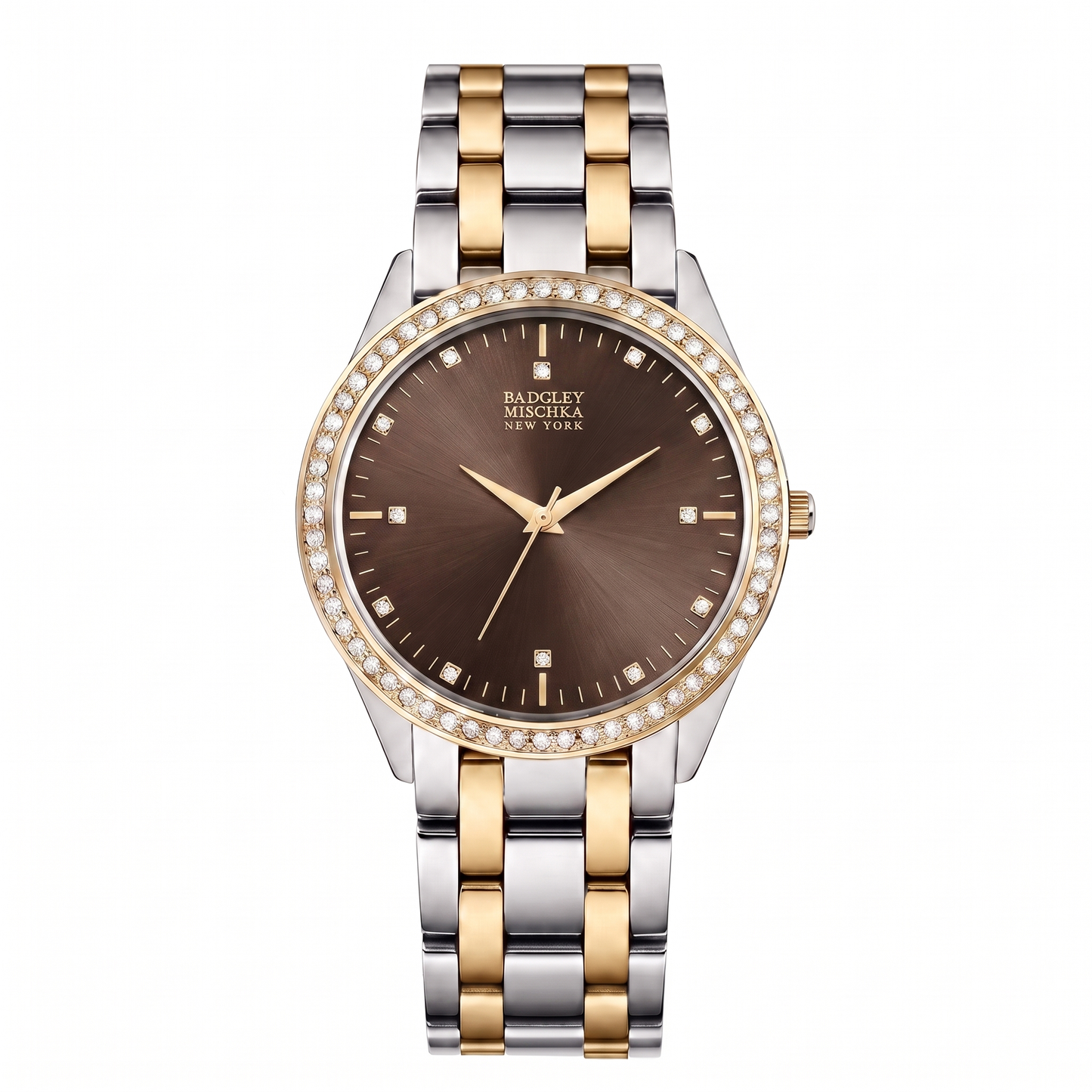 Luxe Legacy 2-Tone Watch Collection - Silver Dark Brown