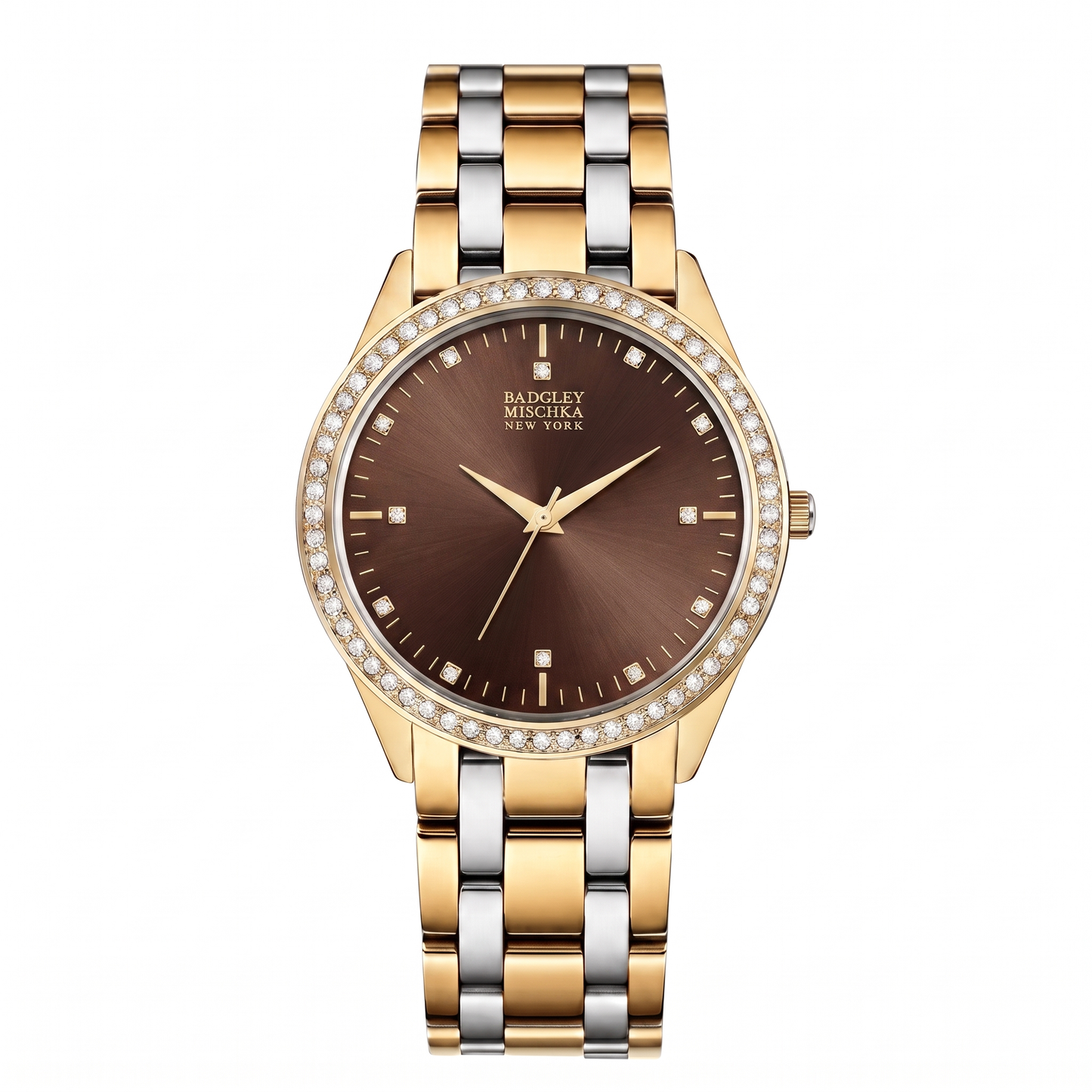 Luxe Legacy 2-Tone Watch Collection - Gold Dark Brown