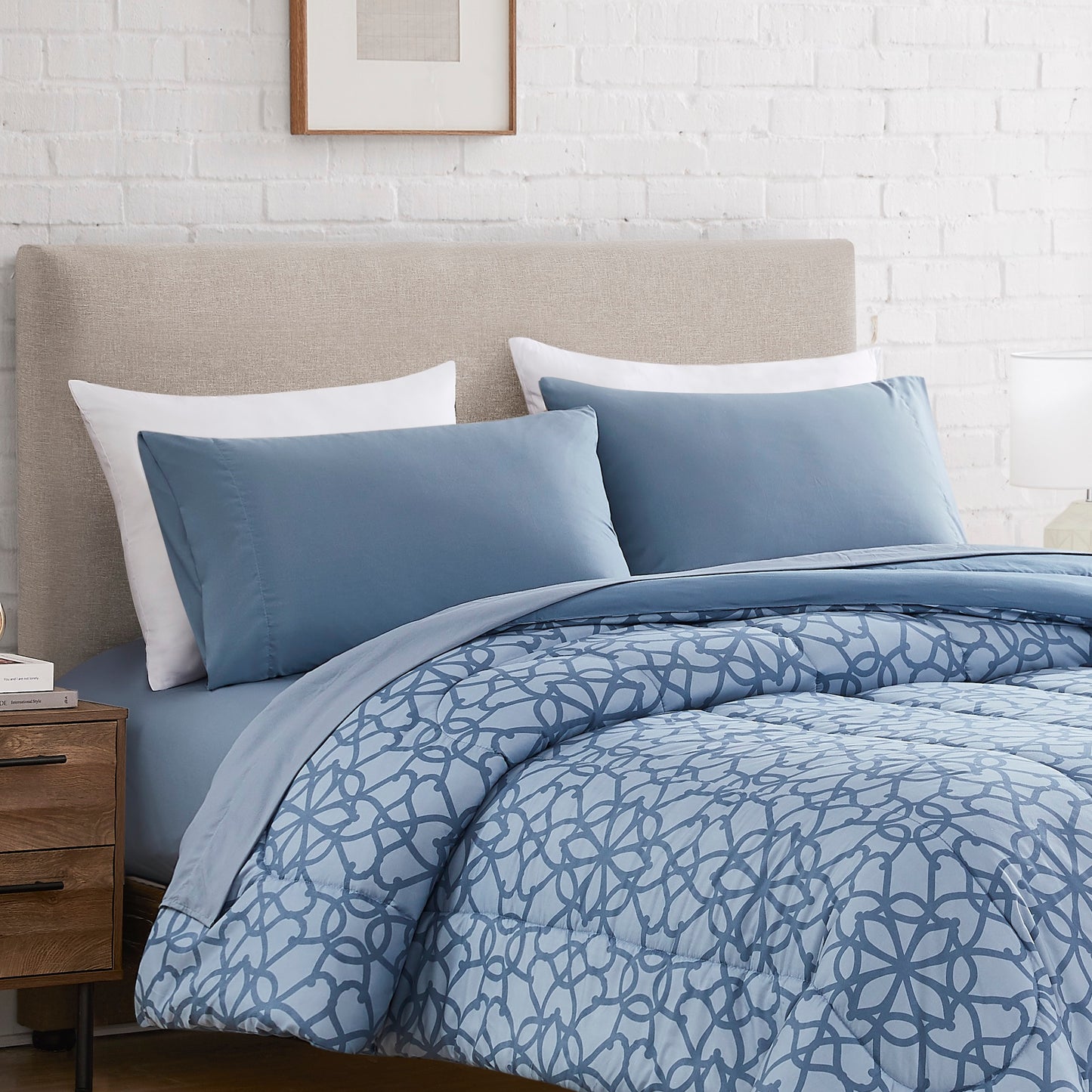 1pc Geo Printed Comforter