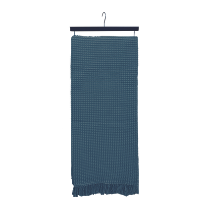 SOFT WAFFLE KNIT THROW, 50”X60”