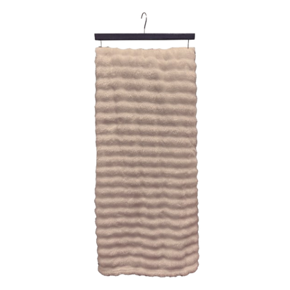 PLUSH VELVET BUBBLE THROW, 50”X60”