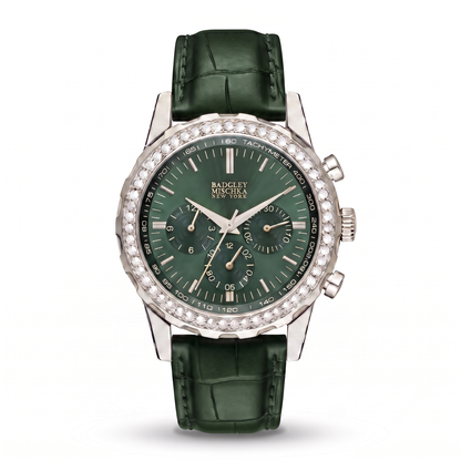 Luxe Icon Watches Collection - Silver Emerald Green