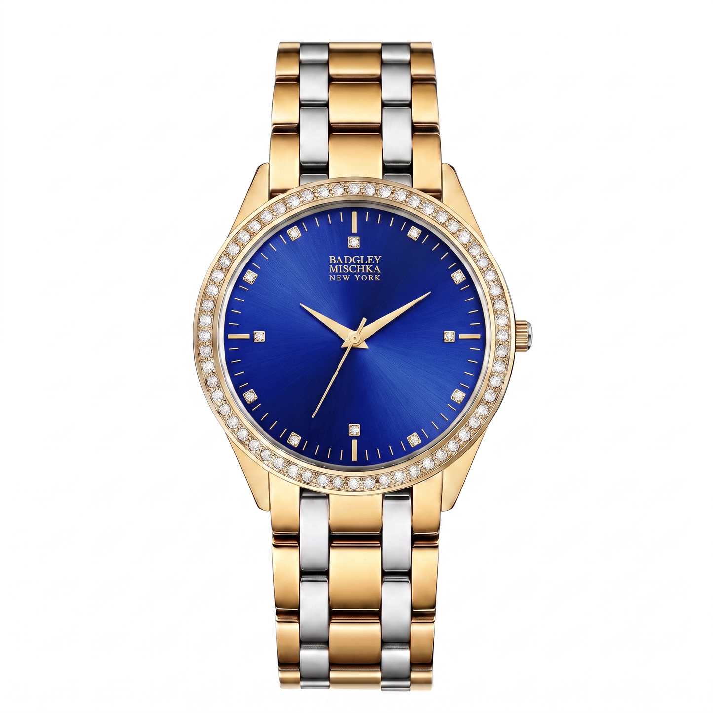 Luxe Legacy 2-Tone Watch Collection - Gold Sapphire Blue