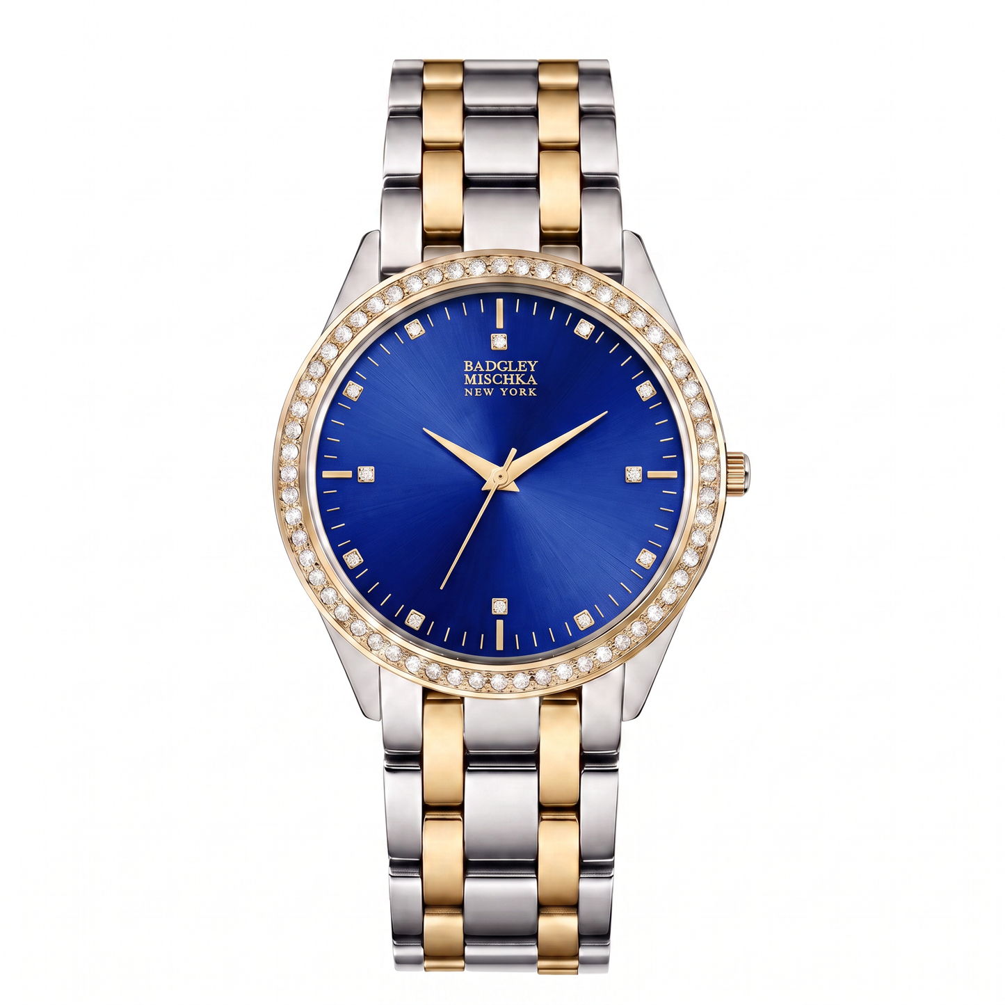 Luxe Legacy 2-Tone Watch Collection - Silver Sapphire Blue