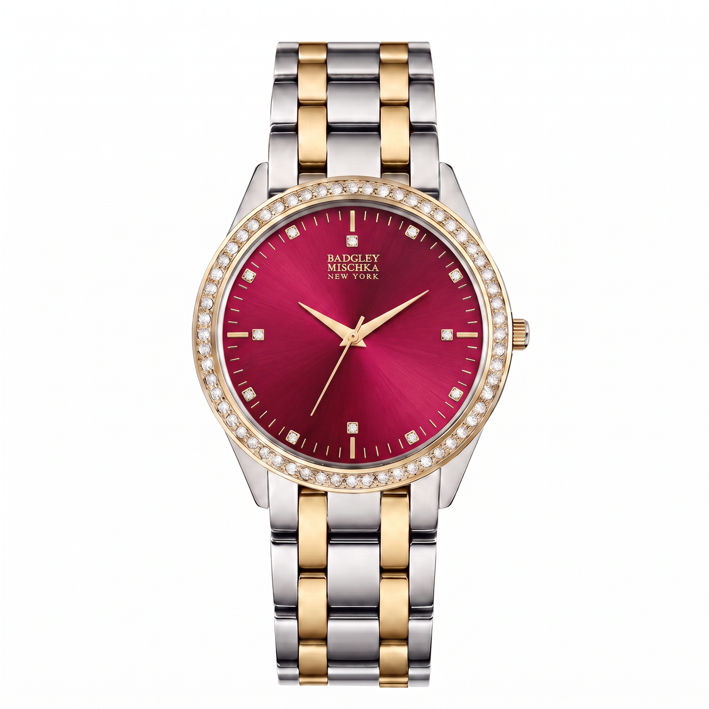 Luxe Legacy 2-Tone Watch Collection - Silver Red
