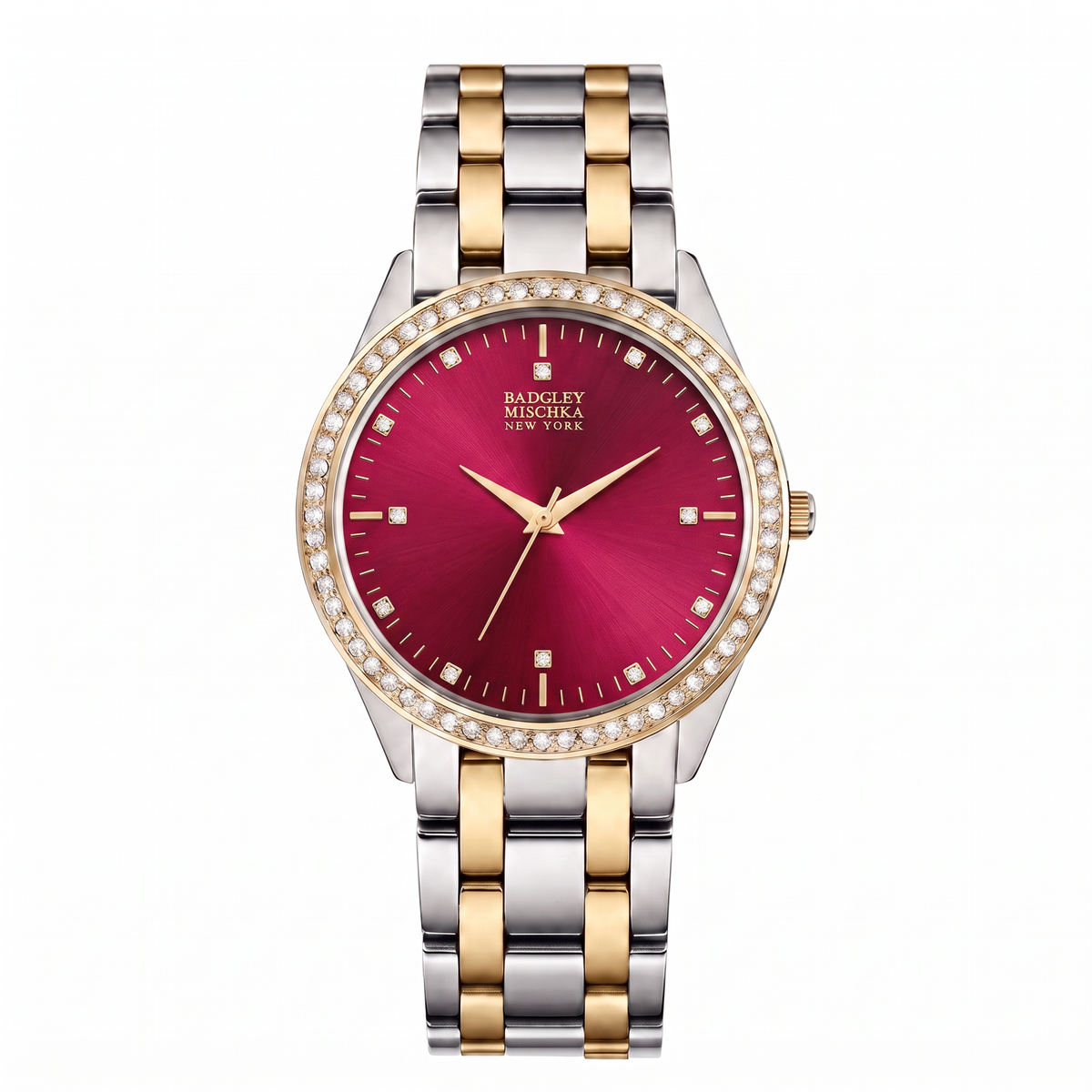 Luxe Legacy 2-Tone Watch Collection - Silver Red