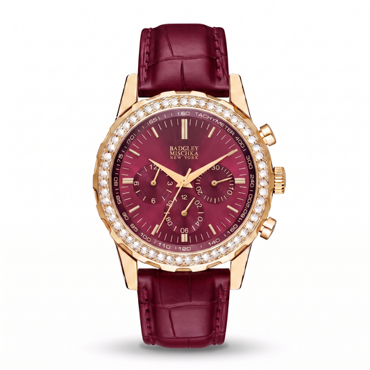 Luxe Icon Watches Collection - Gold Red