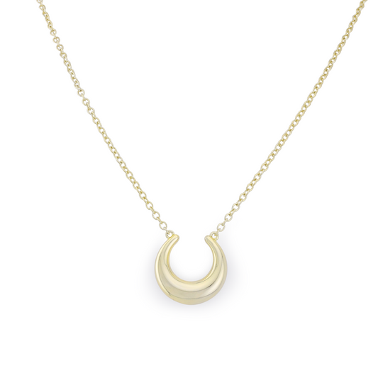 Mila Finer Chain Sculptured Pendant Necklace