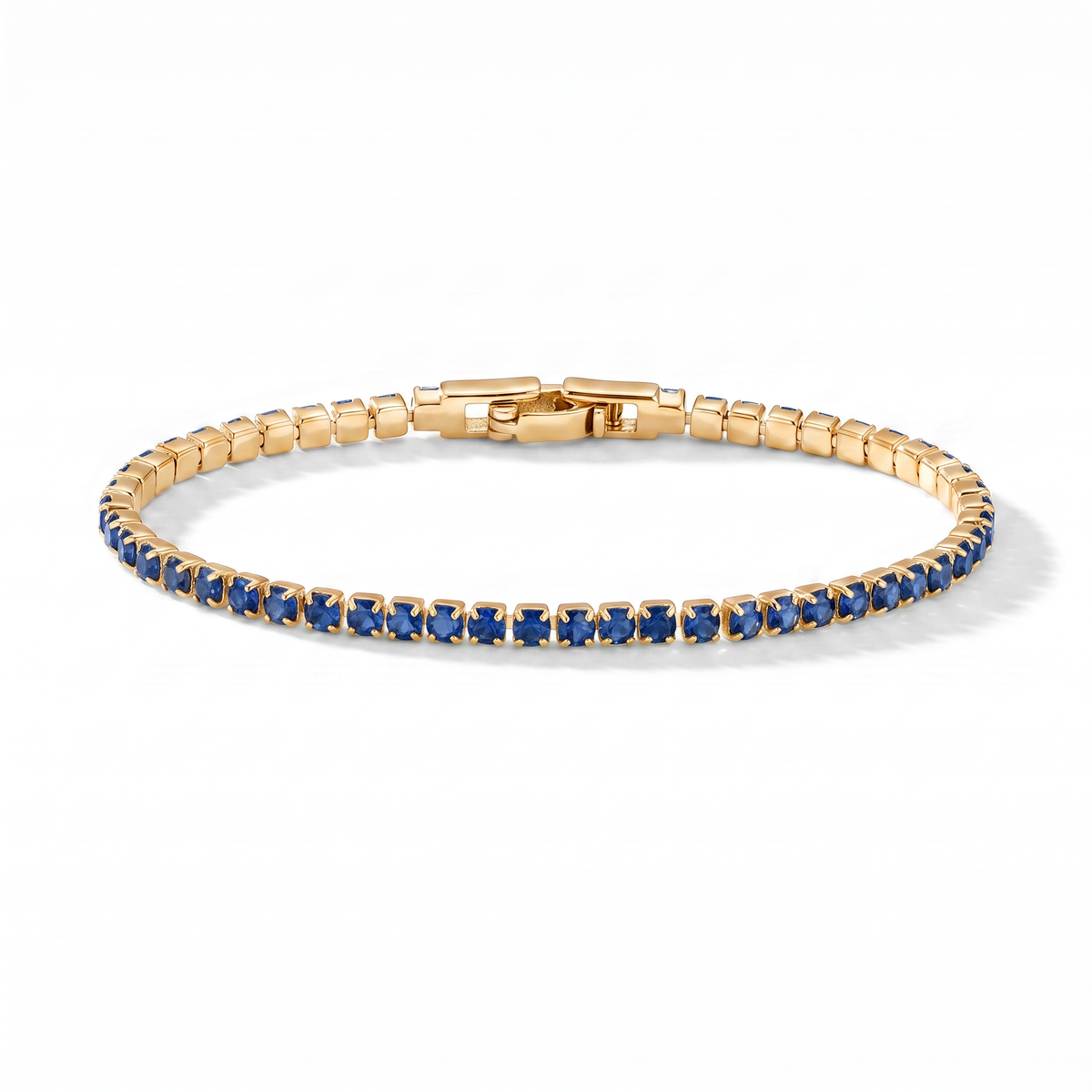 Luxe Tennis Bracelet - Sapphire Blue