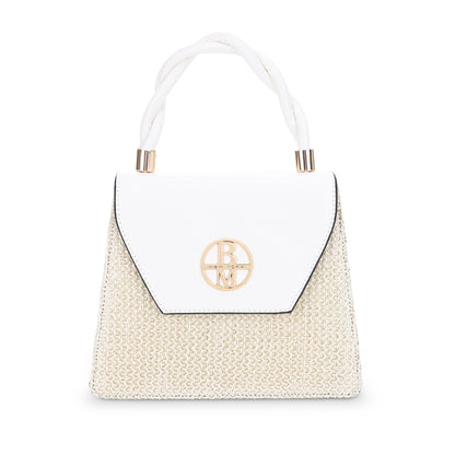 St. Bart's Straw Satchel