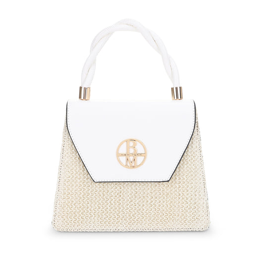 St. Bart's Straw Satchel