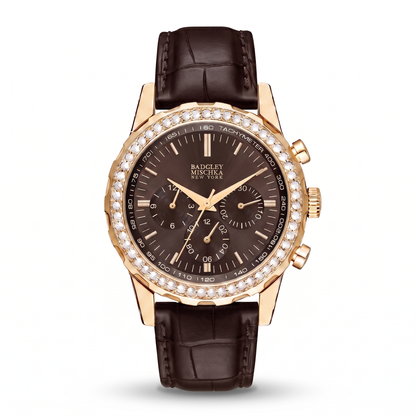 Luxe Icon Watches Collection - Gold Dark Brown