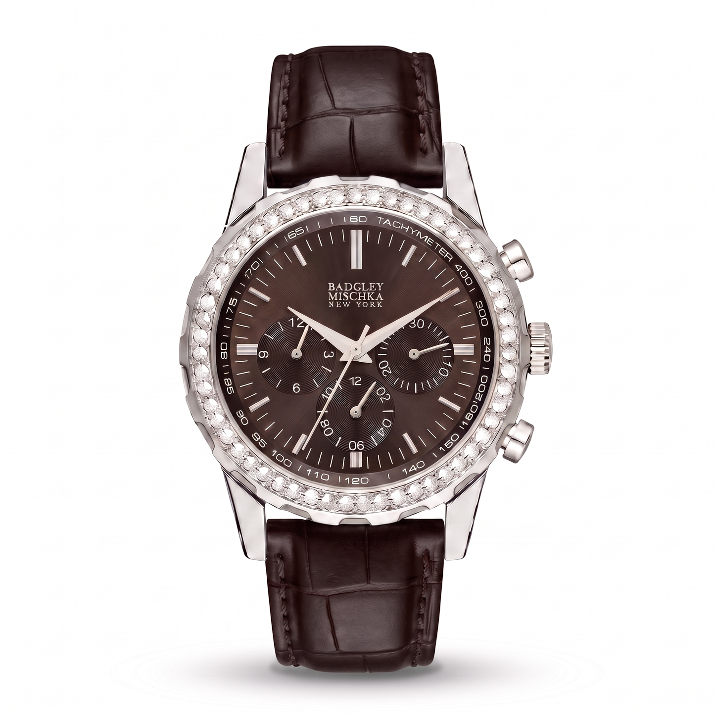 Luxe Icon Watches Collection - Silver Dark Brown