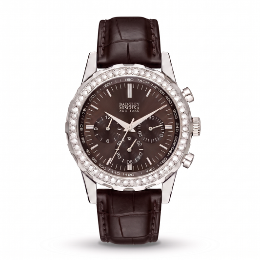 Luxe Icon Watches Collection - Silver Dark Brown