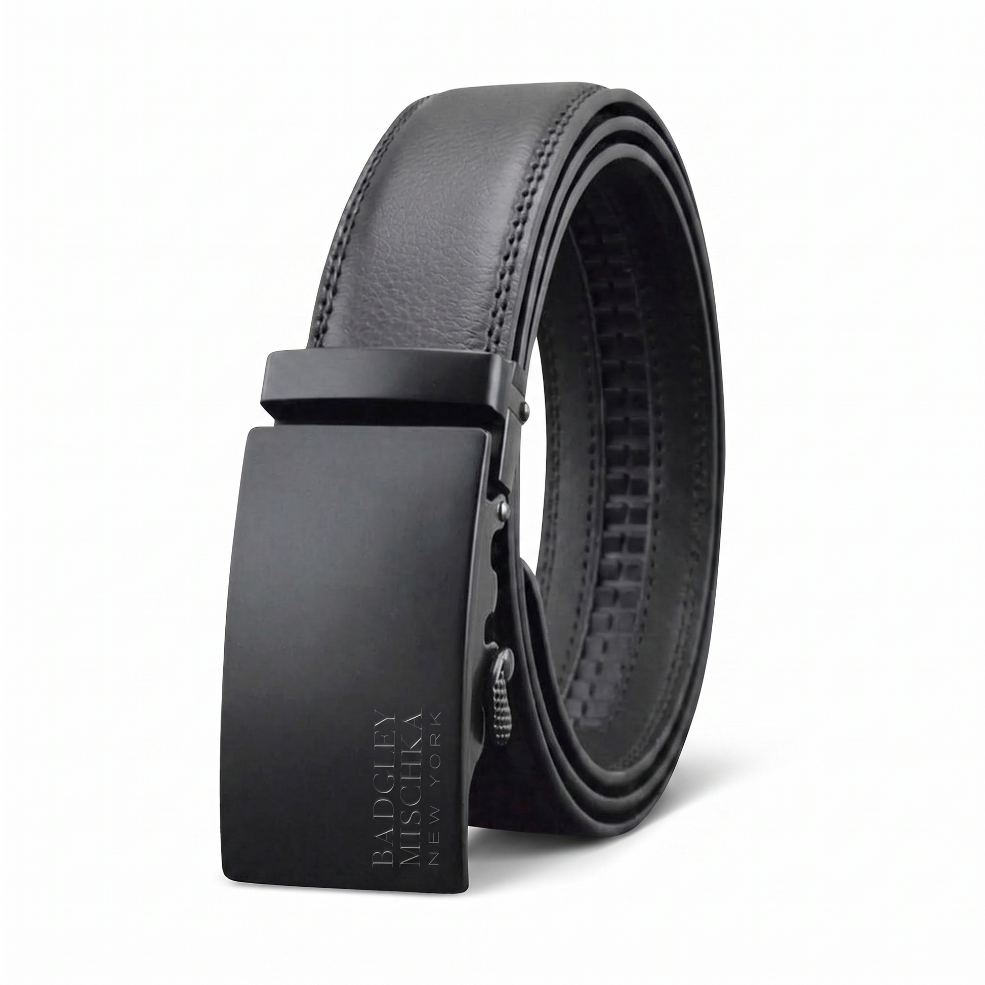 Men's Regular Ratchet Belt - Black Strap, Black Buckle
