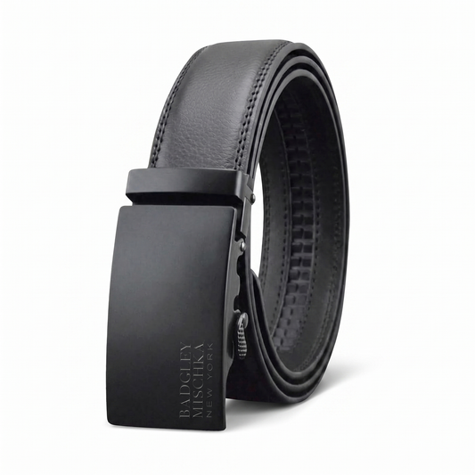 Men's Regular Ratchet Belt - Black Strap, Black Buckle