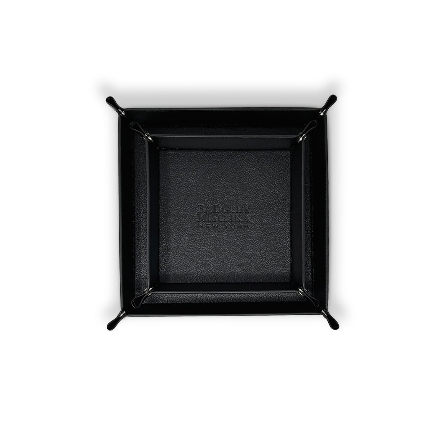 2-Pack Men's Valet Tray, 6"x6" & 8"x8"