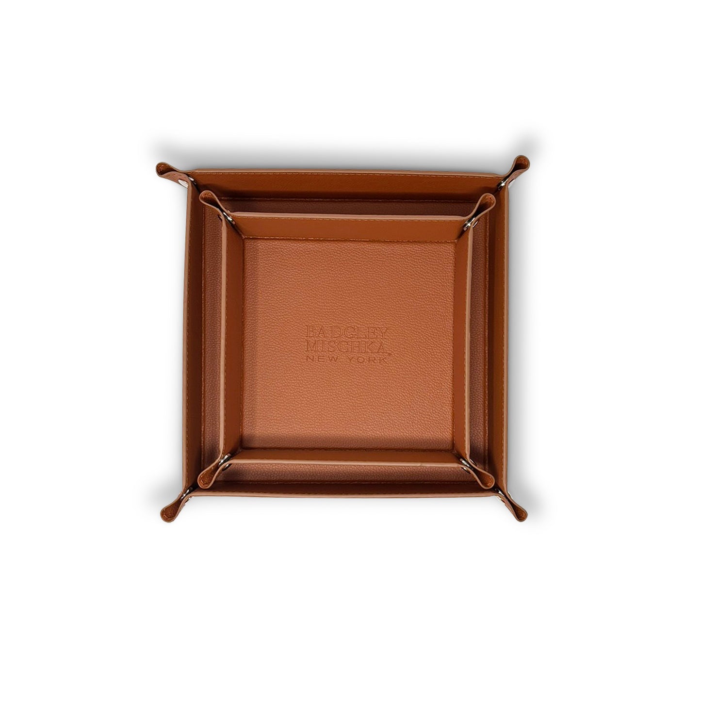 2-Pack Men's Valet Tray, 6"x6" & 8"x8"