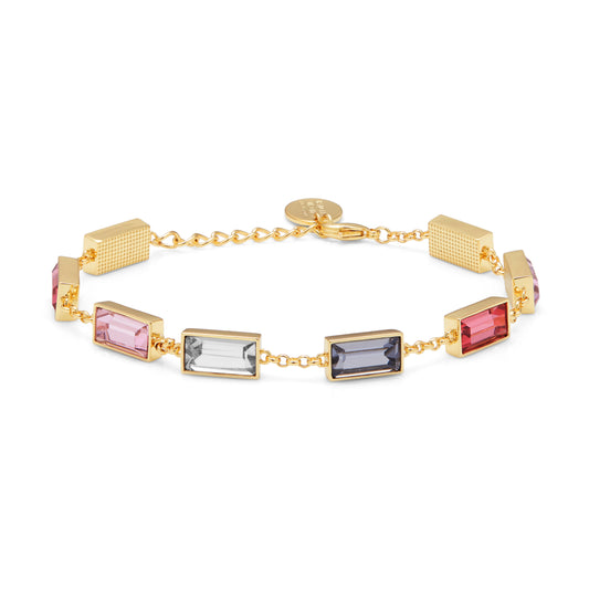 Multi-Color 8 Gemstone Bracelet