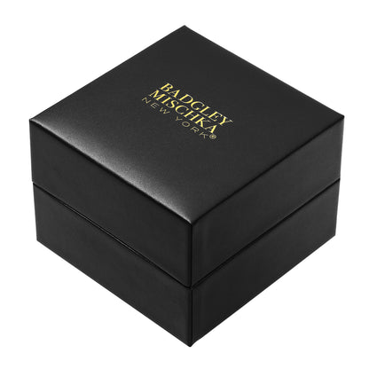 Men's Round Watch with Stainless-Steel Wrapped Band