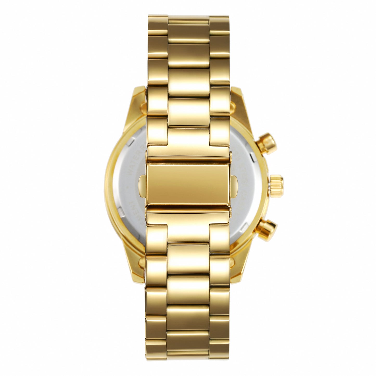 Men's Round Chronological Watch with Stainless-Steel Wrapped Band