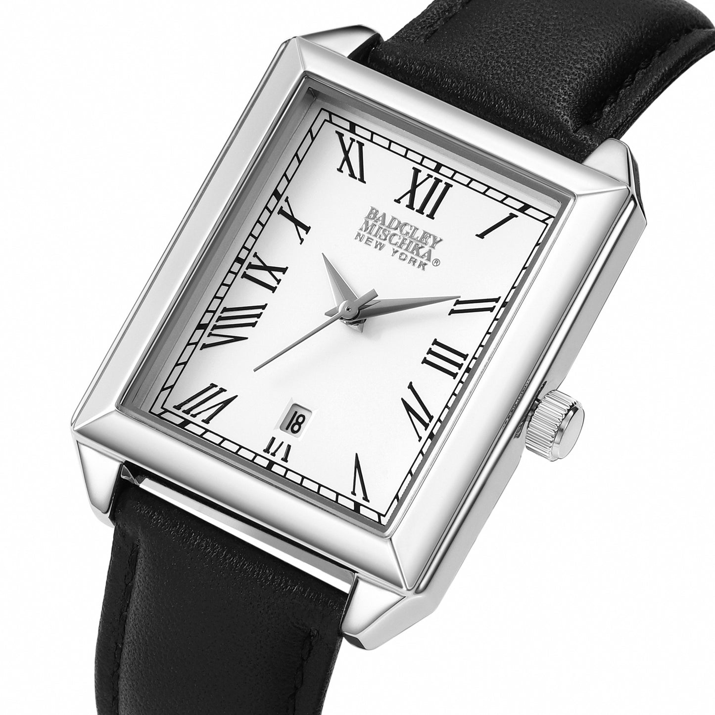 Men's Blake Silver Tank Watch
