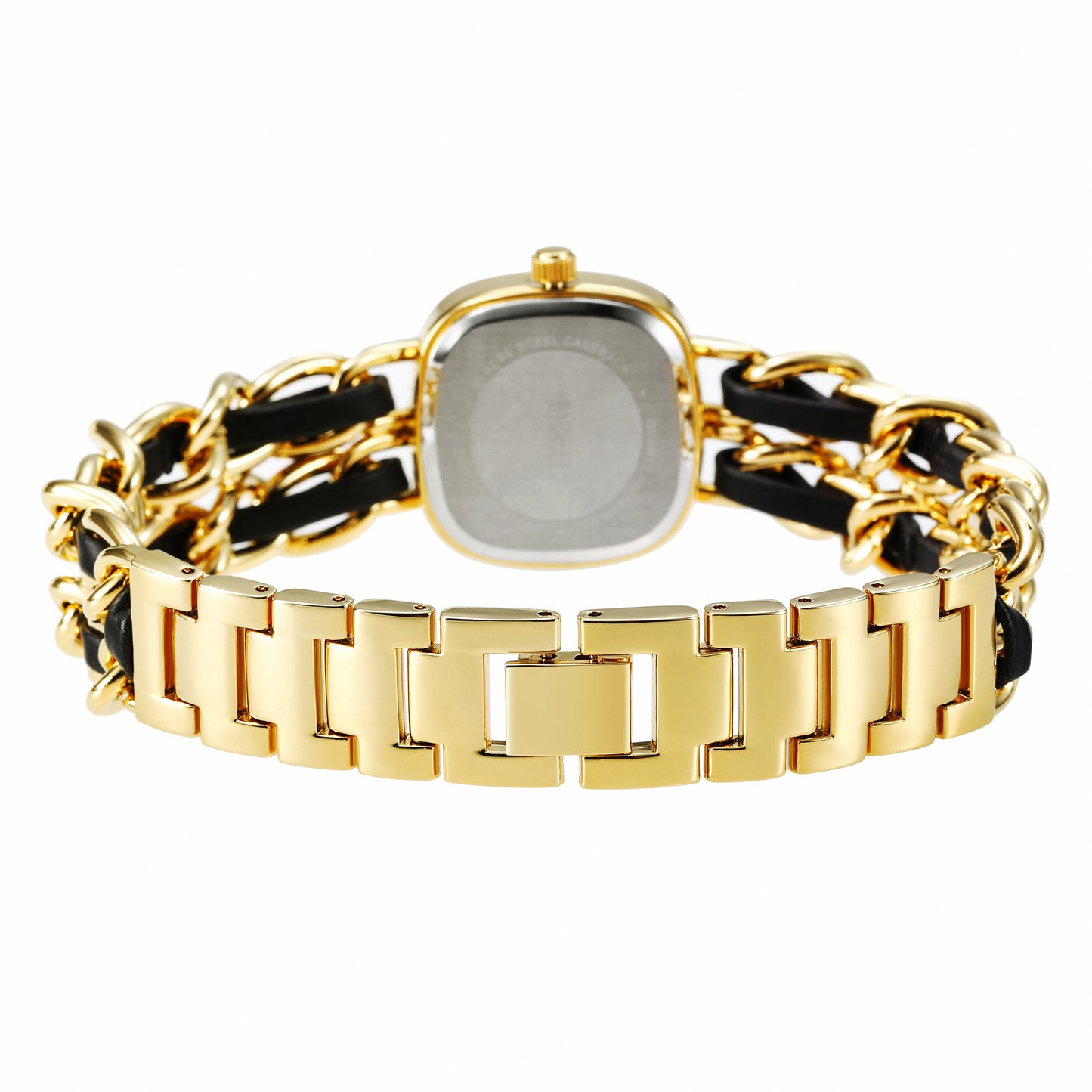 Tara Luxe Chain Watch - Black