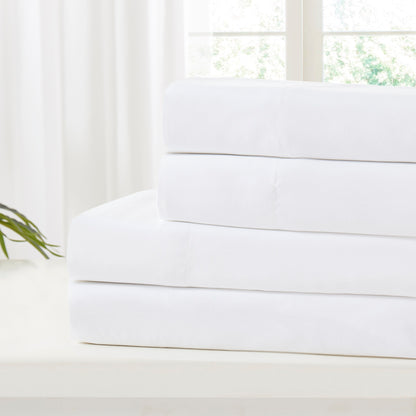 4pc Solid Microfiber Sheet Set