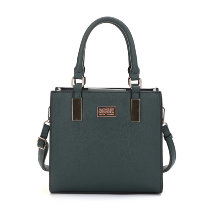 Louise Saffiano Lady Bag - Green, front