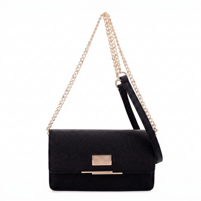 Clutch Chain Shoulder Bag Black