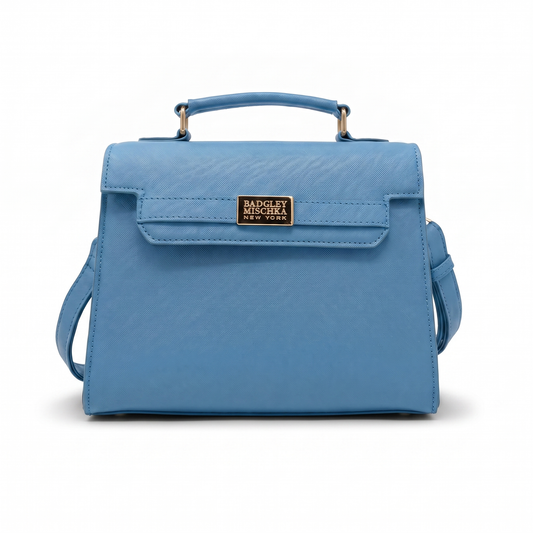 Louise Saffiano Dépêches Bag - Blue