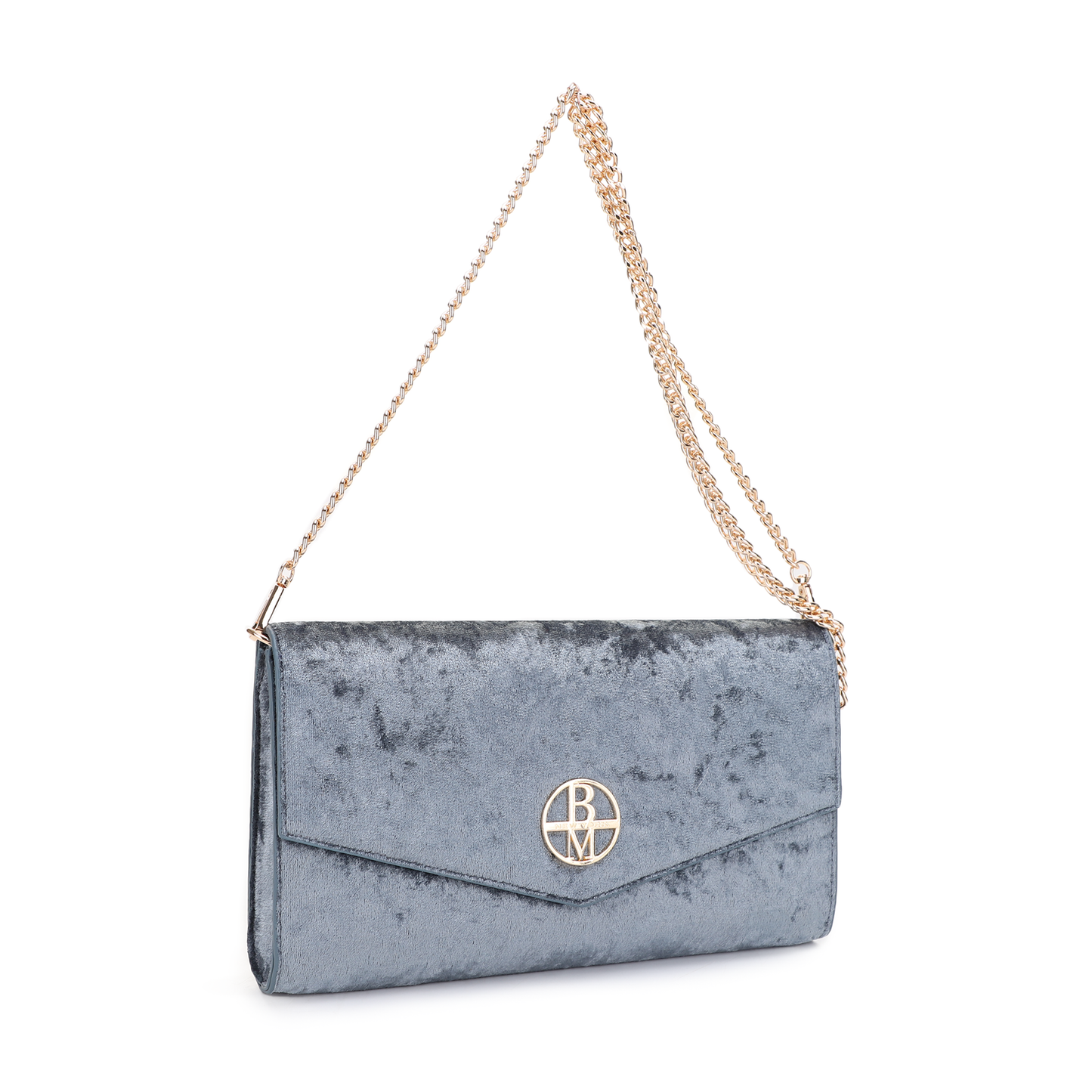 Velvette Clutch - Blue