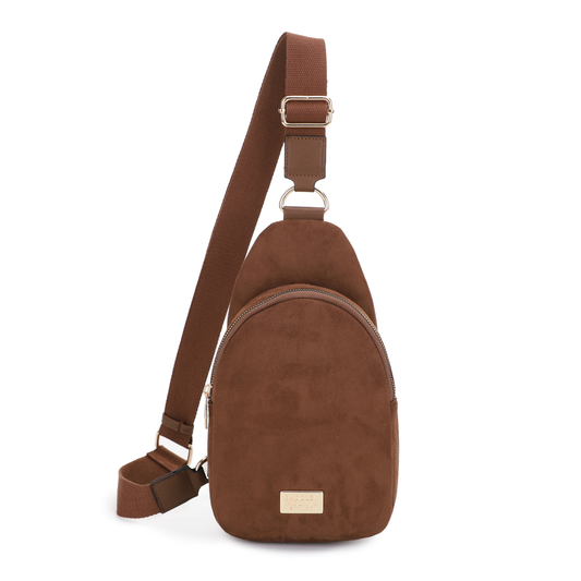 Jackie Suede Sling Bag