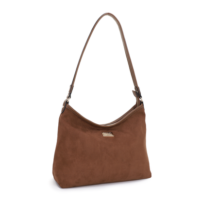Jackie Suede Shoulder Bag