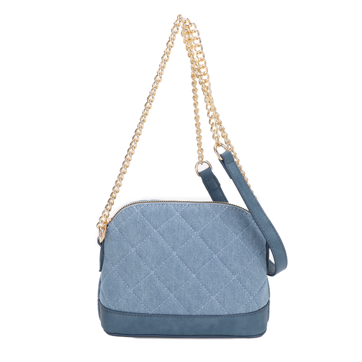 Elle Denim Quilted Dome CrossBody