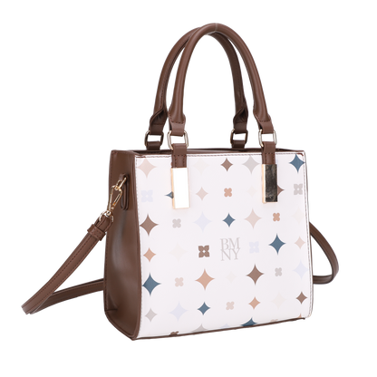 Demi Satchel - Brown & Blue