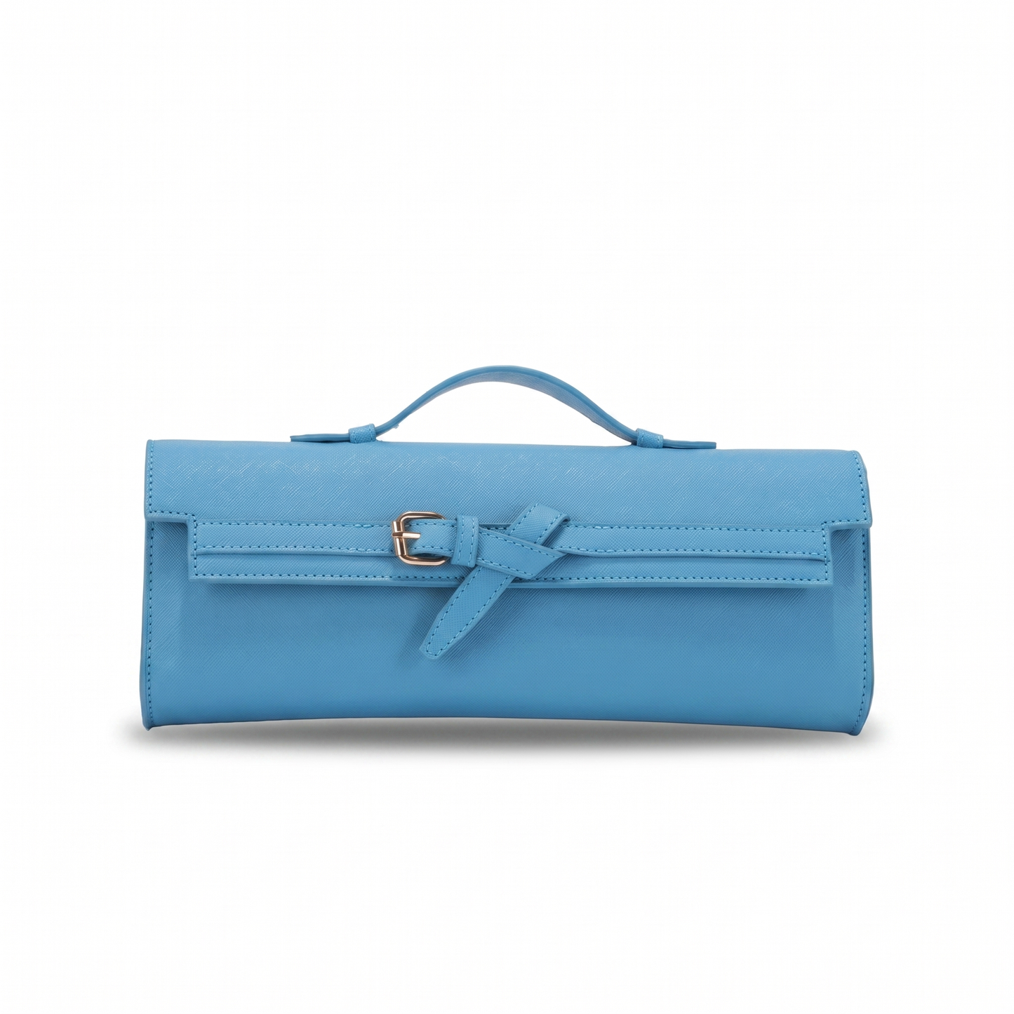 EW Belted Clutch Blue