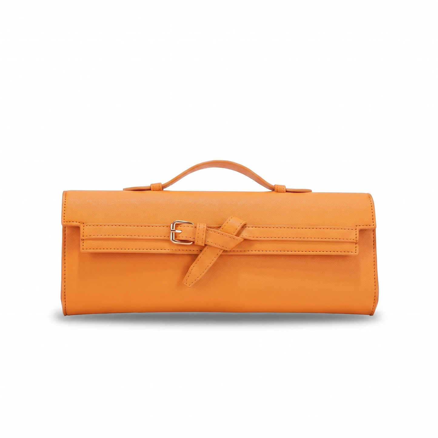 EW Belted Clutch Orange