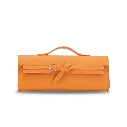 EW Belted Clutch Orange